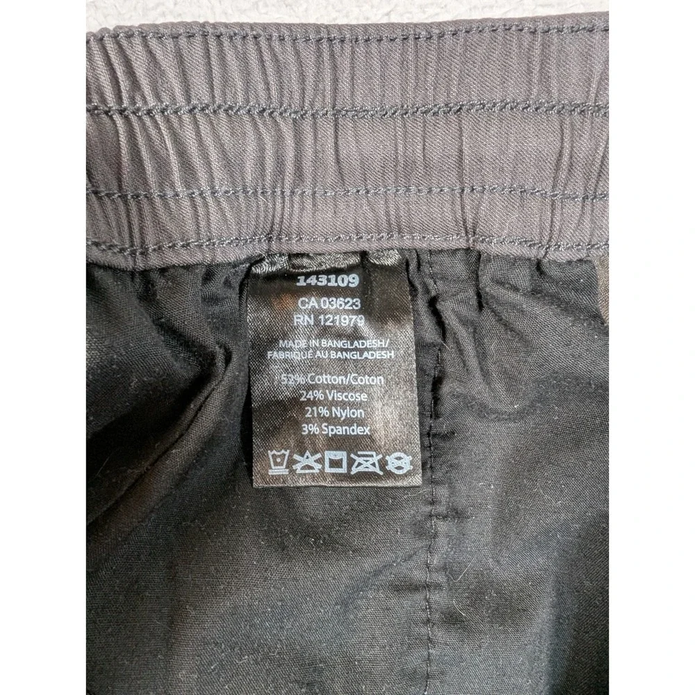 Projek Raw Mens XL Charcoal Gray Cargo Jogger Pants Tapered Stretch